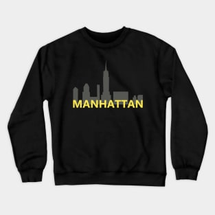 Manhattan skyline, New York City Aesthetic Crewneck Sweatshirt